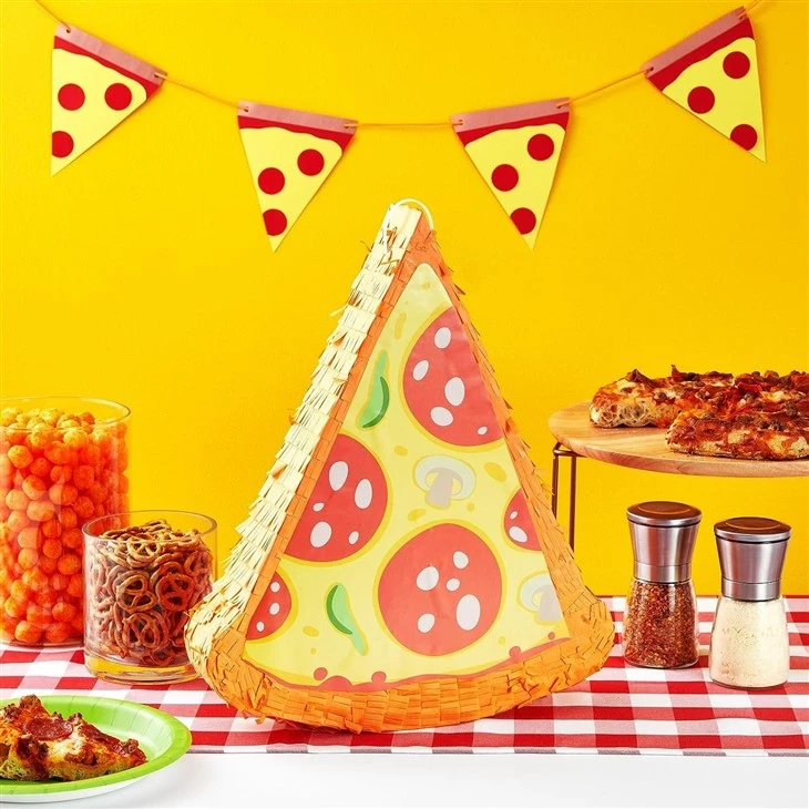 Pizza Pinata For Birthday Party Decorations